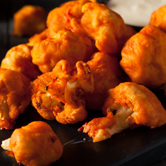 Buffalo Cauliflower Bites