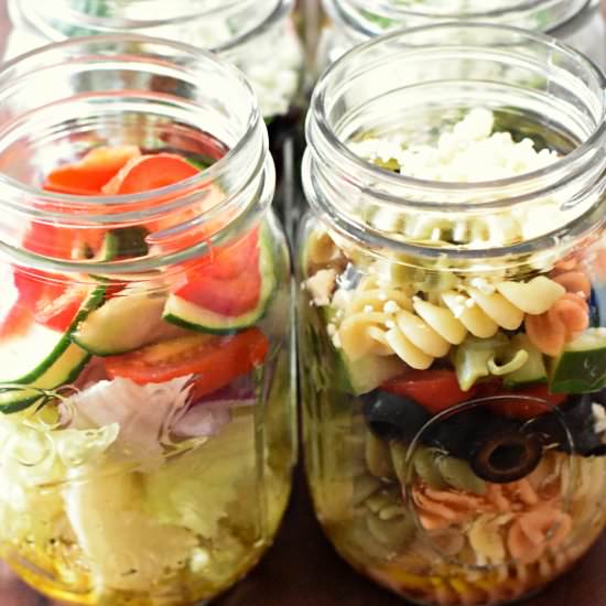 Mason Jar Salads 3 Ways
