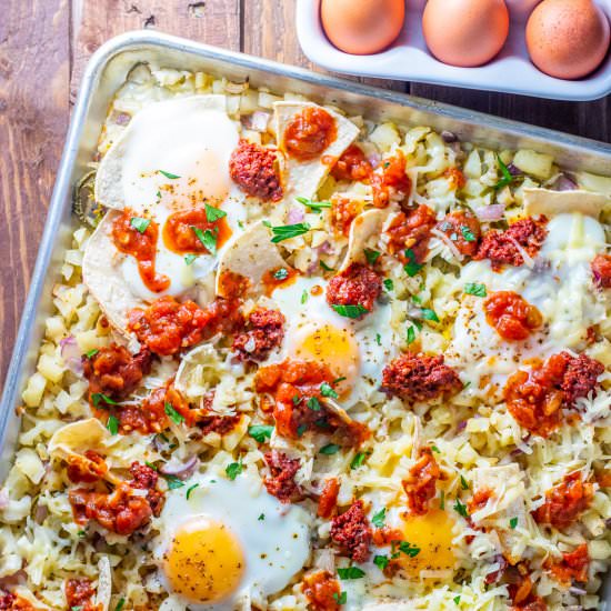 Tex Mex Sheet Pan Breakfast