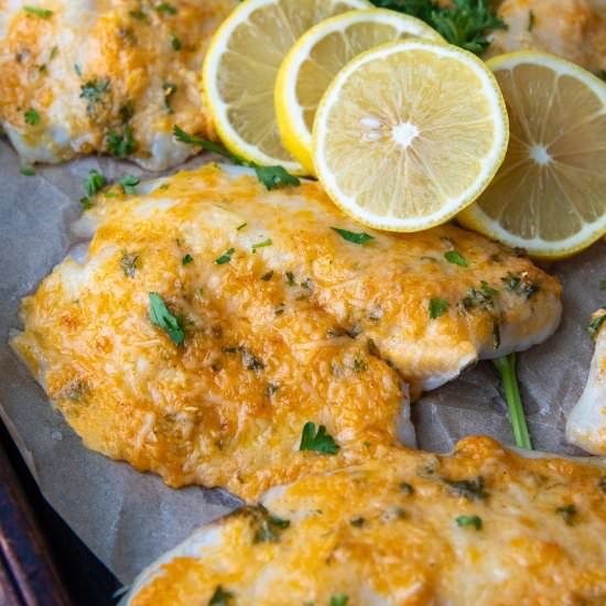 Parmesan Crusted Tilapia