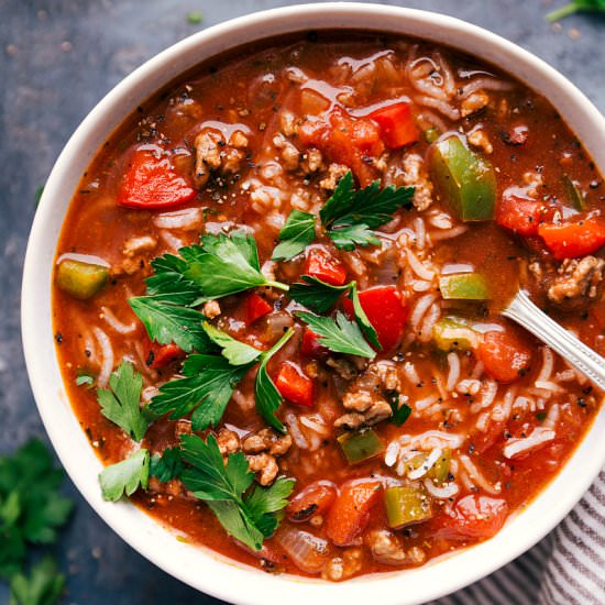 Stuffed Pepper Soup