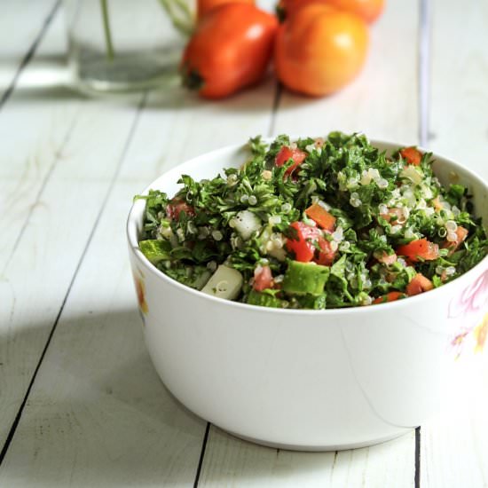 Quinoa Tabouli or Tabouleh