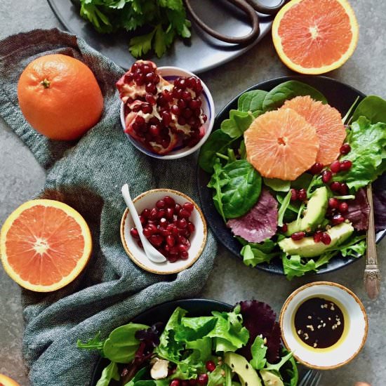 Citrus and Mixed Greens Salad