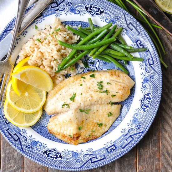Baked Tilapia with Lemon and Garlic