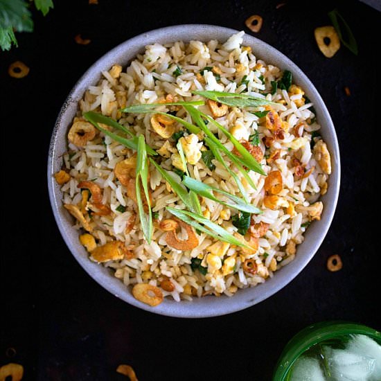 Japanese Garlic Fried Rice