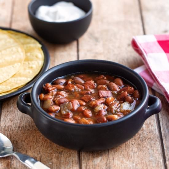 Pressure Cooker Texan Pinto Beans