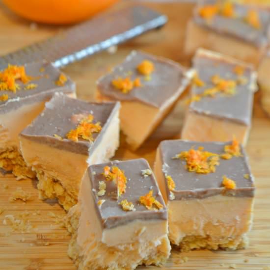 No Bake Chocolate Orange Cheesecake