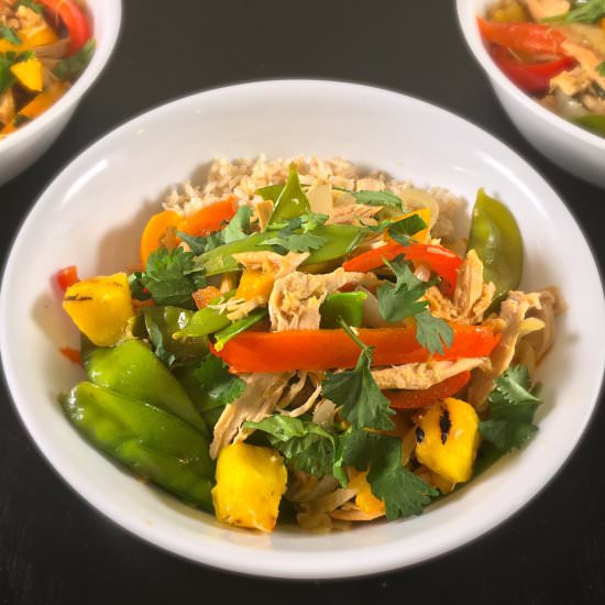 Easy Stir Fry Vegetables & Chicken