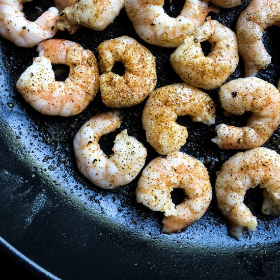 The Easiest Cajun Shrimp