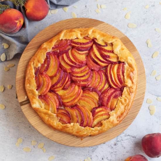 Peach and Almond Galette
