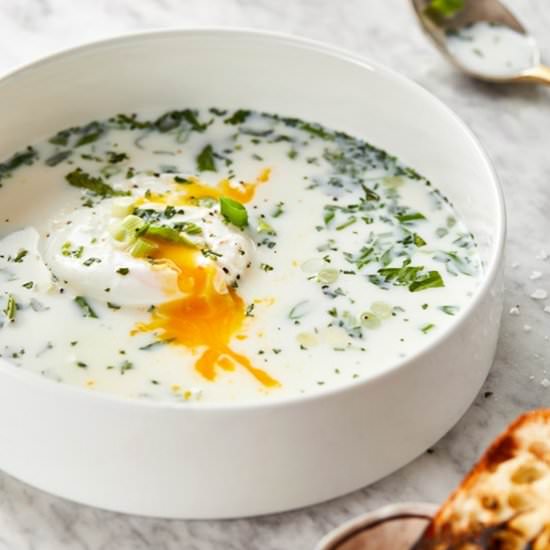 Changua (Colombian Milk & Egg Soup)