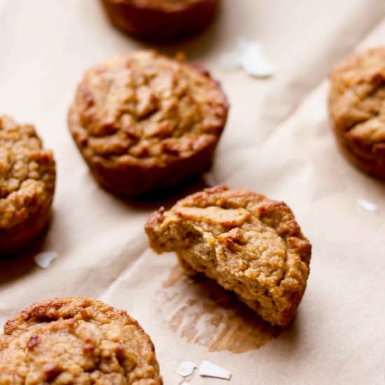 Coconut Kabocha Squash Muffins