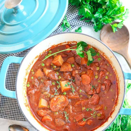 Gluten Free Dutch Oven Beef Stew