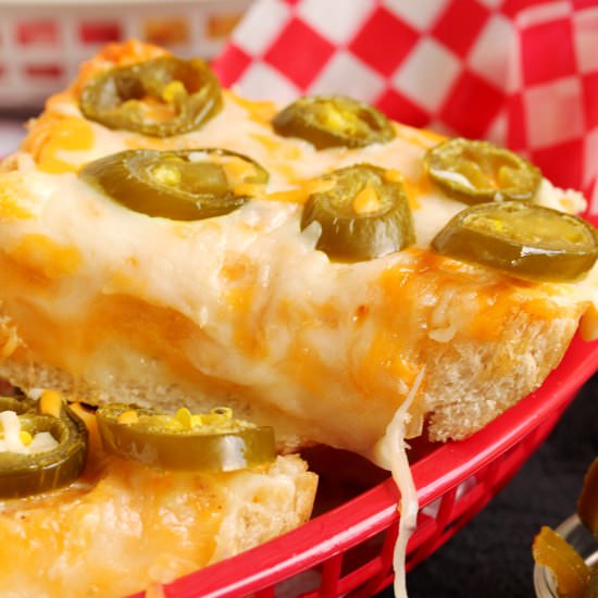 Cheesy Jalapeno Garlic Bread