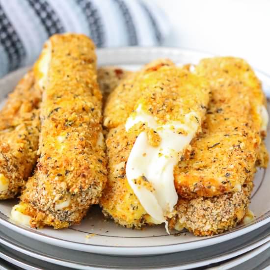 Air Fryer Mozzarella Sticks
