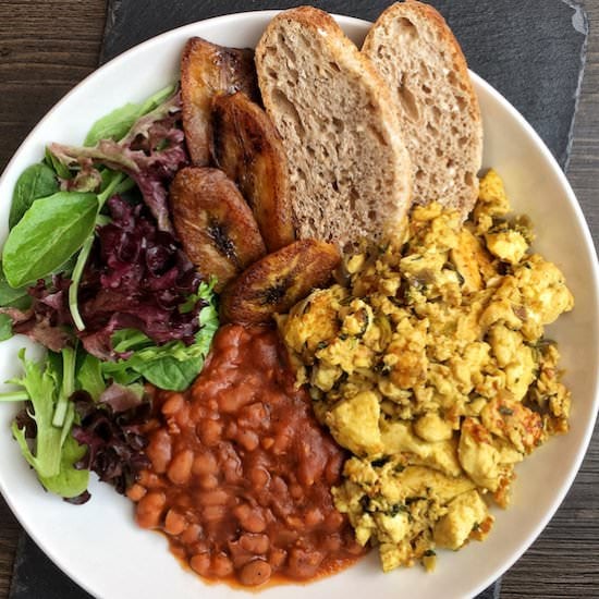 high protein vegan breakfast