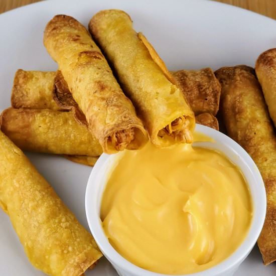 rolled chicken tacos