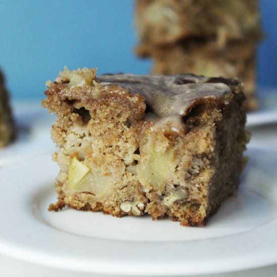 Maple Apple Pecan Cake