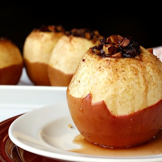 Apple Cider Baked Apples