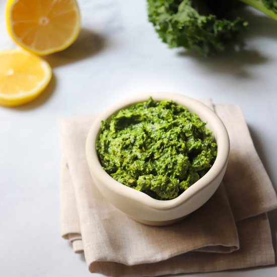 Creamy Vegan Kale Pesto