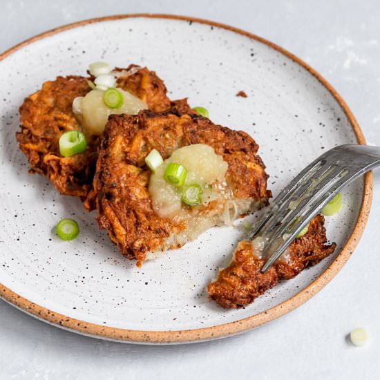 Vegan Potato Latkes