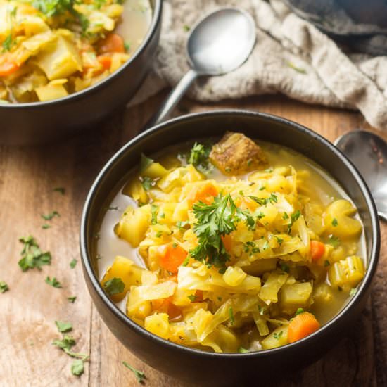 Curry Cabbage Soup