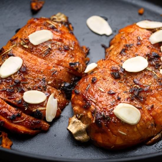 Hasselback Honeynut Squash
