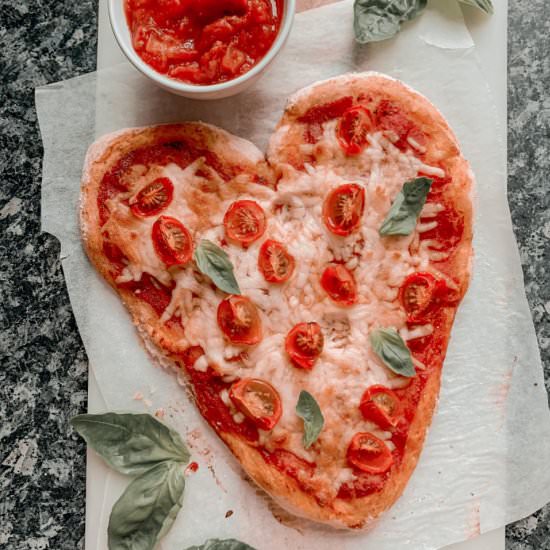 Tomato and Basil Vegan Pizza