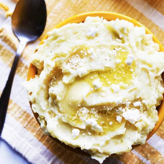 Feta Cheese Mashed Potatoes