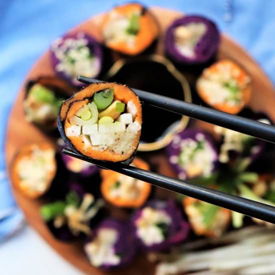 No-Rice Sweet Potato Sushi
