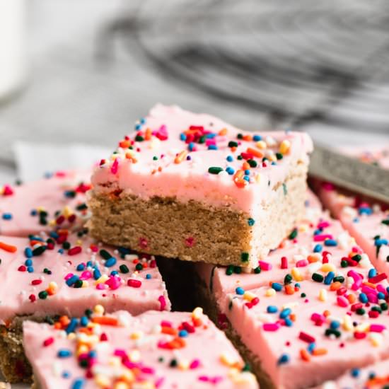 Vegan Sugar Cookie Bars