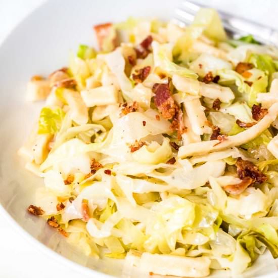 Cabbage and Noodles (Haluski)