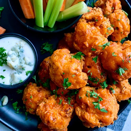 Air Fryer Buffalo Cauliflower Bites