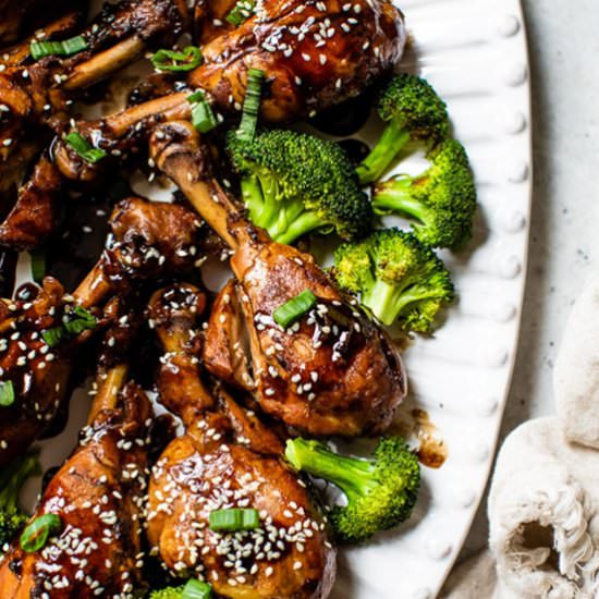 Asian Glazed Drumsticks