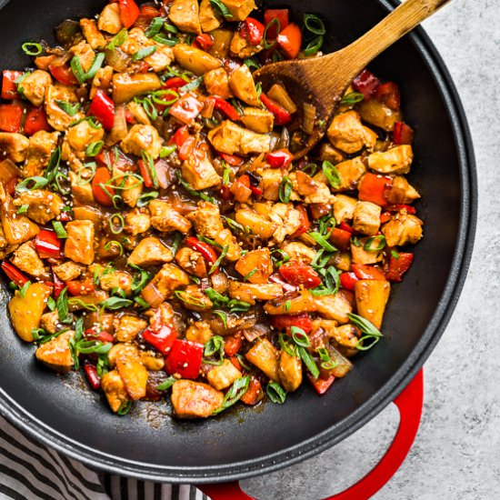 Sweet and Sour Chicken Stir Fry