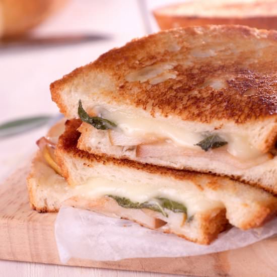Vegan Pear Grilled Cheese