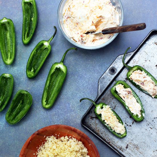 Baked Jalapeño Poppers With Bacon