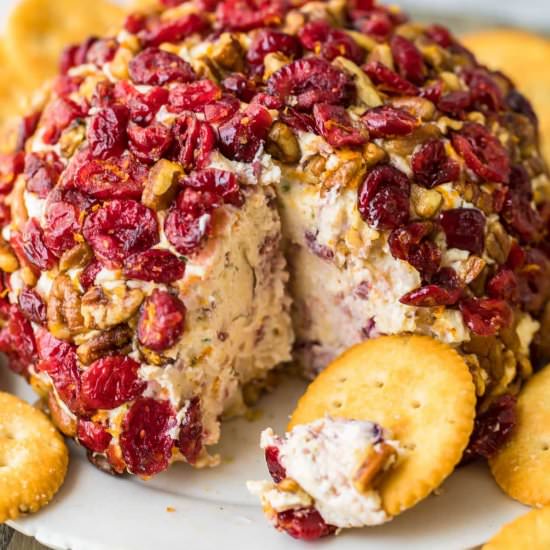 Orange Cranberry Cheese ball!