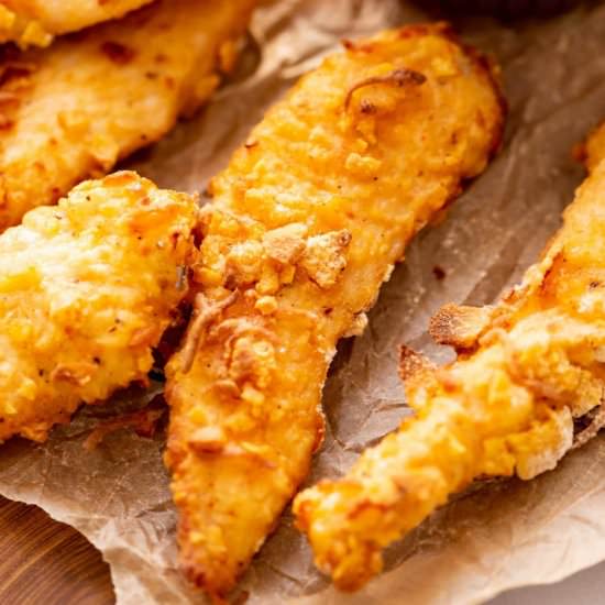 Crispy Baked Chicken Fingers!