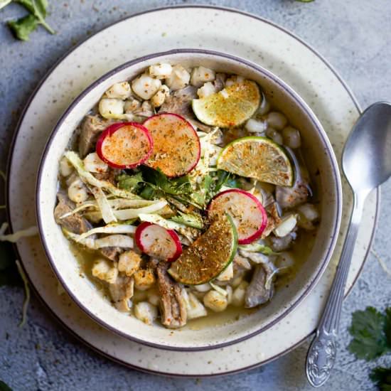 Slow Cooker Pork Posole