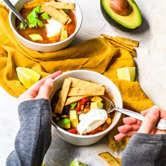Enchilada soup