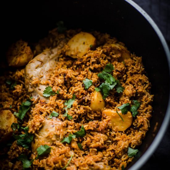 Chicken Akni