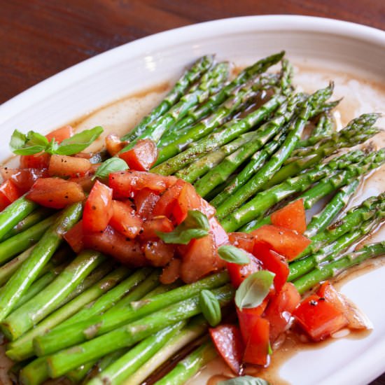 Asparagus with Balsamic Vinaigrette