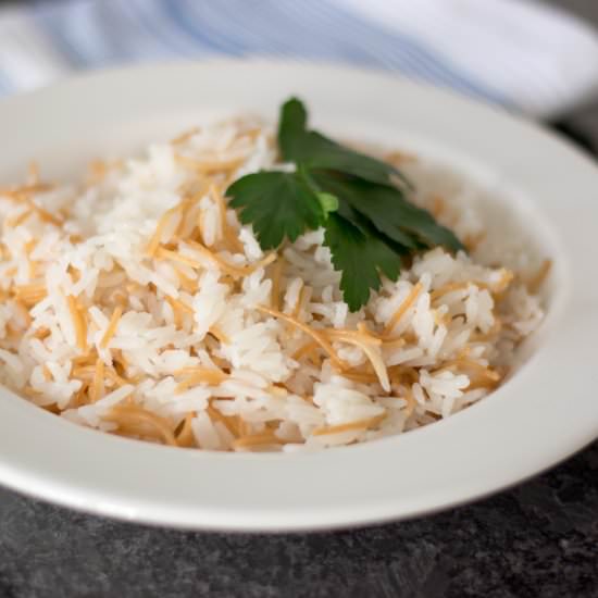 Lebanese Rice w/ Vermicelli Noodles
