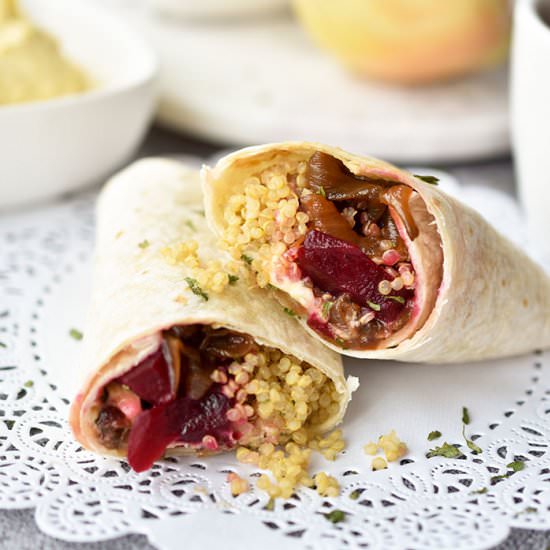 Quinoa and Onion wrap