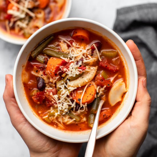 Instant Pot Minestrone Soup