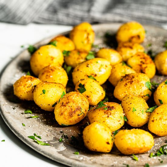 Crispy Duck Fat Potatoes