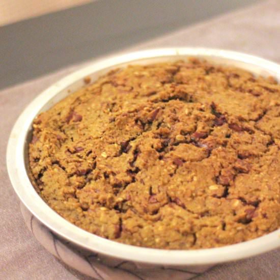 Healthy Chocolate Chip Cookie Pie