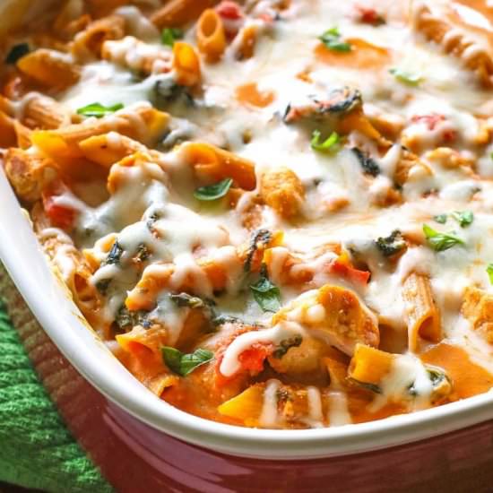 Chicken Penne Pasta Bake