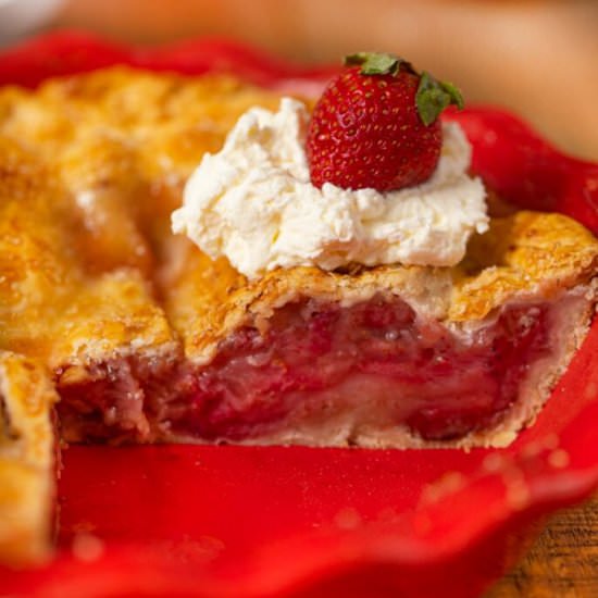 Baked Strawberry Pie